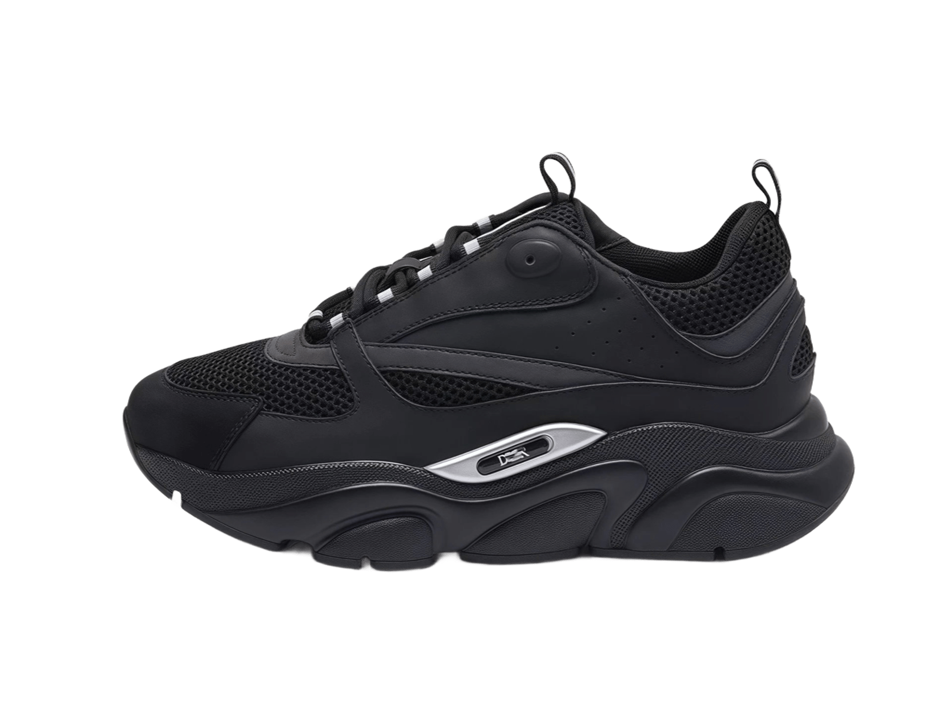 Dior Black Mesh & Leather Unisex Sneakers