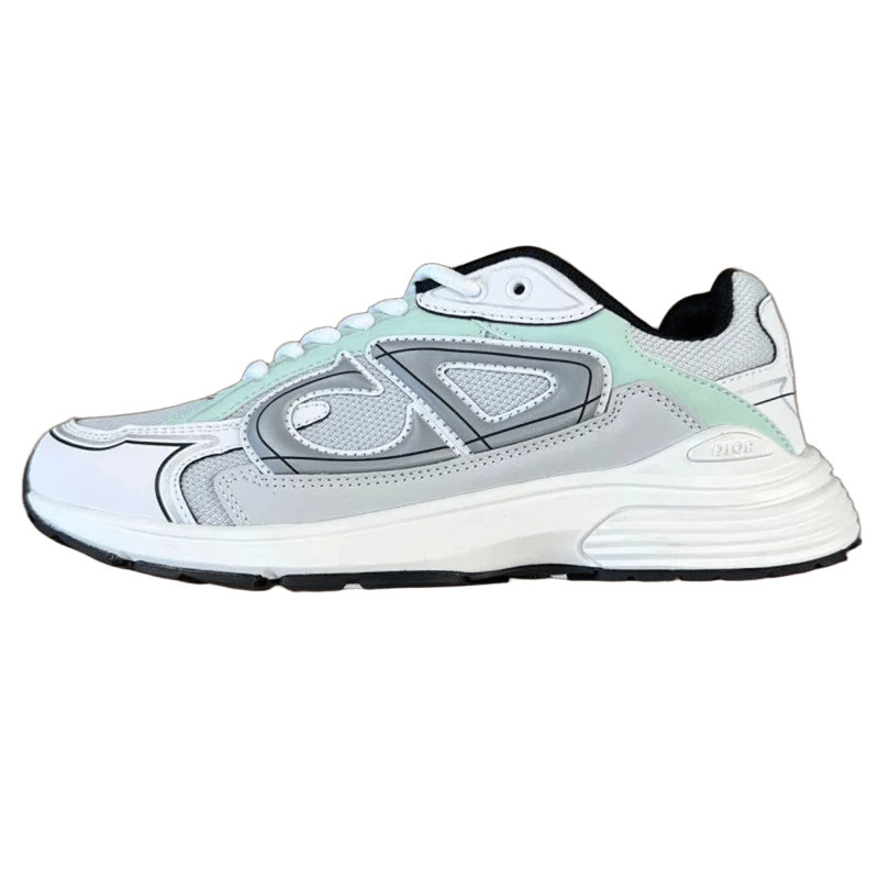 Dior Grey/White/Green Sneakers: Unisex Comfort & Style