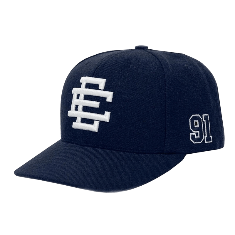 EE 91 Navy Cotton Baseball Cap | Unisex Street Style