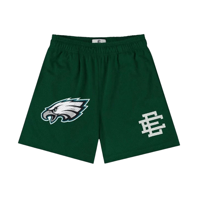 EE Green Sport Shorts Unisex - Breathable Activewear for Summer