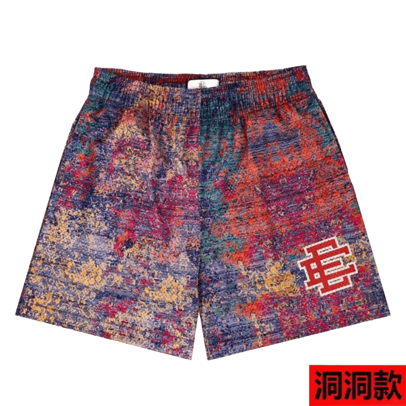 EE Mesh Colorful Shorts: Breathable, Unisex Summer Fashion