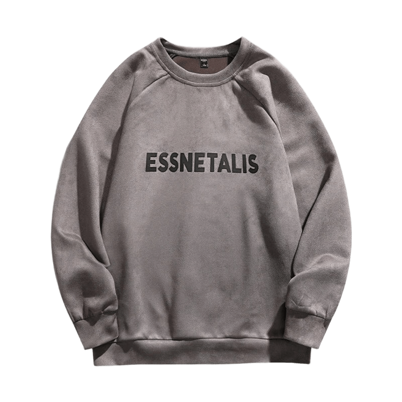 ESSENTIALS Hoodie: Grey Unisex Streetwear, Cozy & Warm