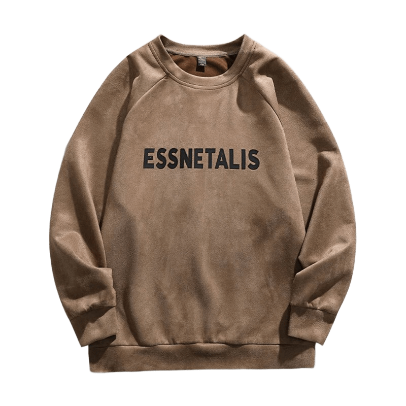 ESSENTIALS Khaki Hoodie: Unisex Streetwear, Warm & Comfortable