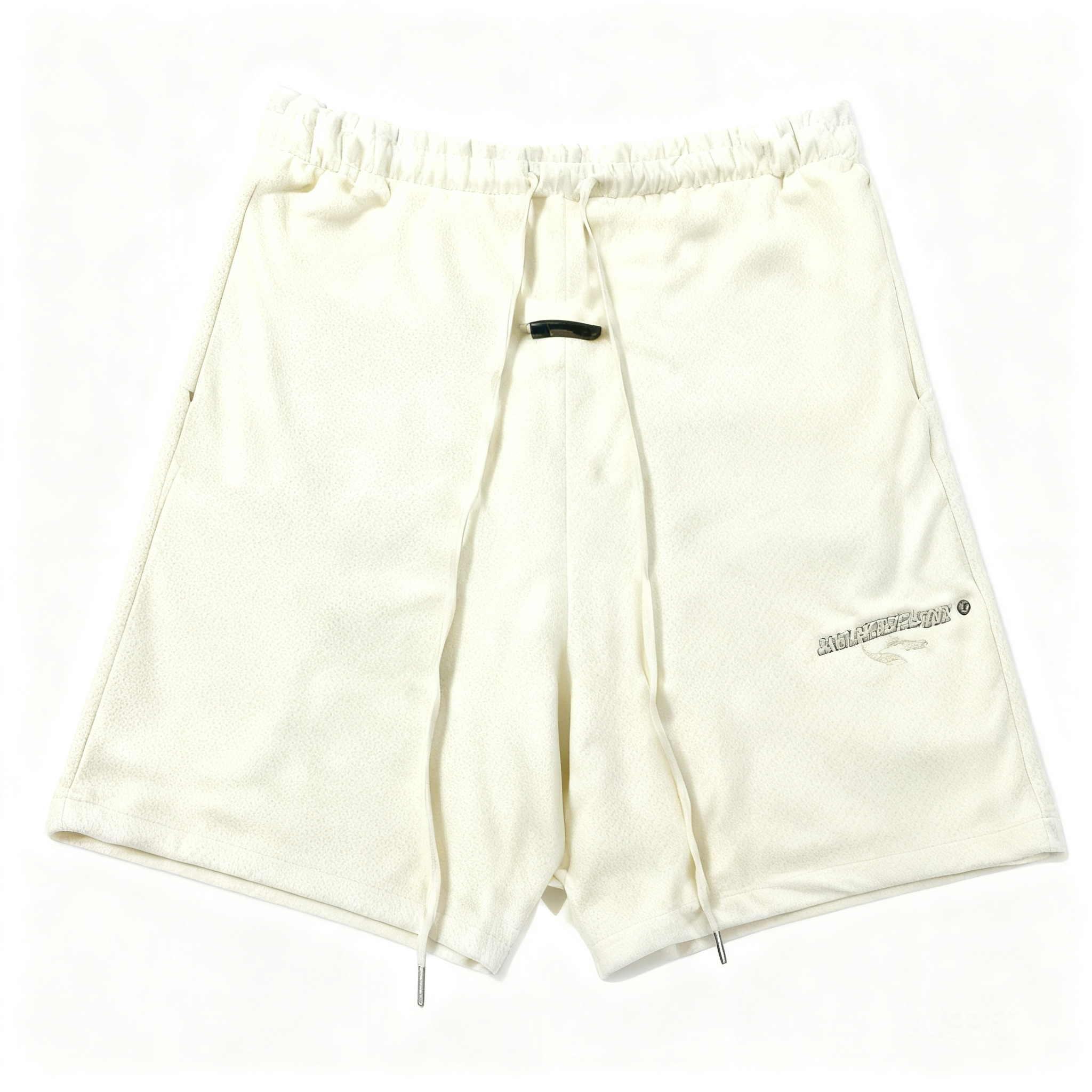 ESSENTIALS Men's Women's Cotton Shorts - Light Green