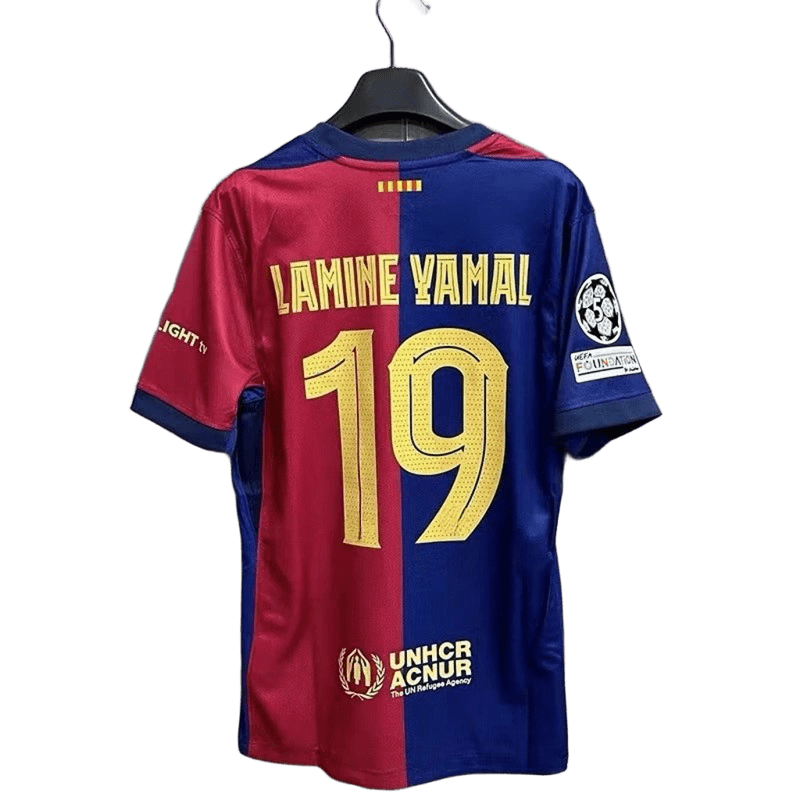 FC Barcelona Soccer Jersey: Red & Blue, Quick-Dry, Unisex