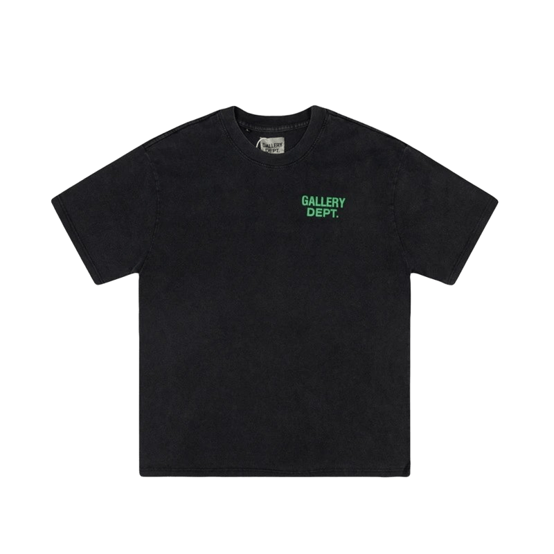 GALLERY DEPT. Black Cotton T-Shirt: Unisex Streetwear