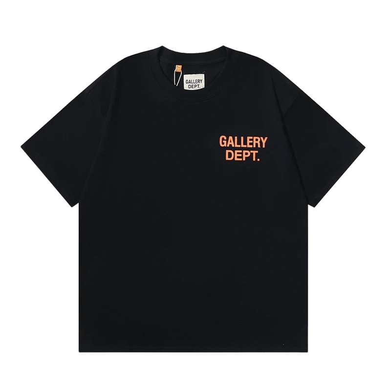 GALLERY DEPT. Black Cotton T-Shirt | Unisex Streetwear