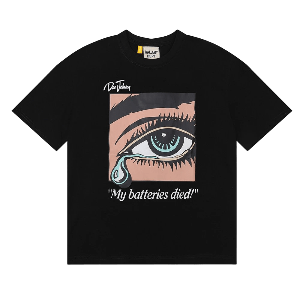 GALLERY DEPT. Black Tee: Unisex Streetwear with Iconic Graphic