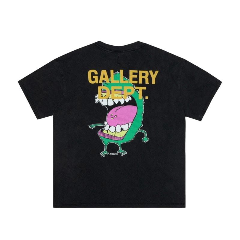 Gallery Dept. Black Vintage Tee: Unisex Cotton Streetwear