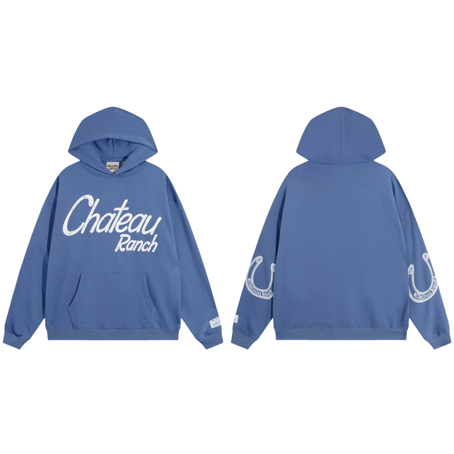 GALLERY DEPT. Chateau Ranch Blue Cotton Hoodie
