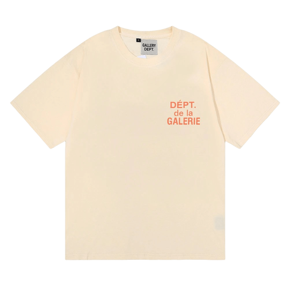 GALLERY DEPT. Essential Beige Cotton Unisex T-Shirt