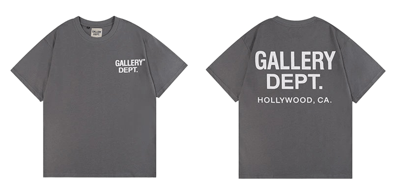 GALLERY DEPT. Essential Grey Cotton Unisex Tee