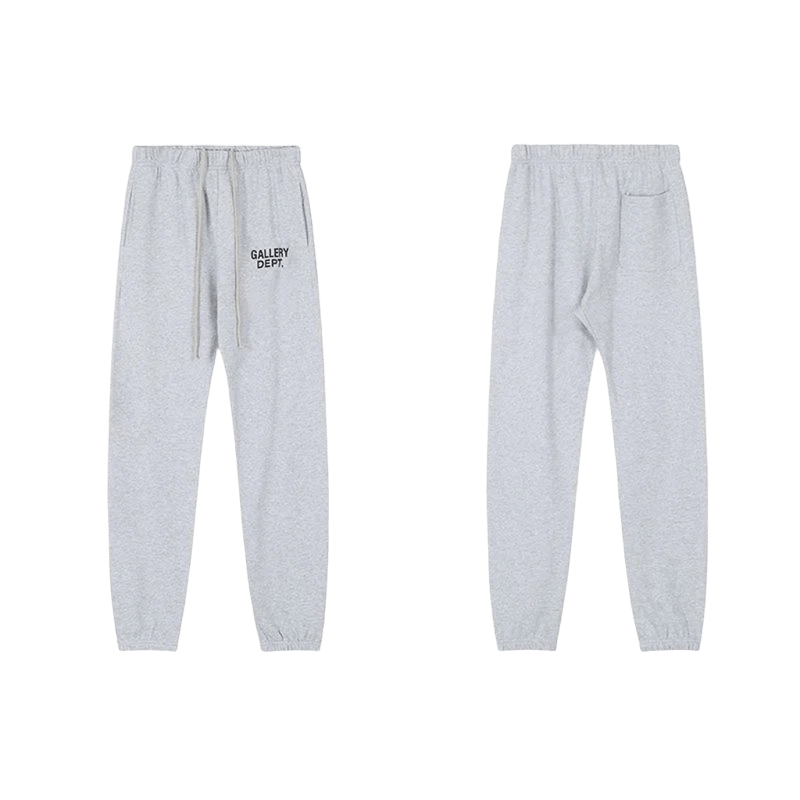 Gallery Dept. Light Grey Cotton Drawstring Pants