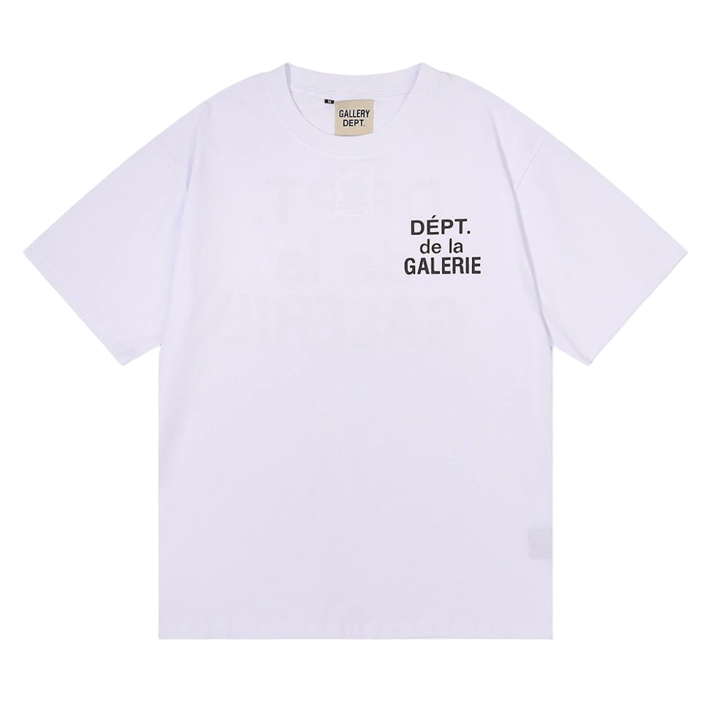 Gallery Dept. Unisex White Cotton T-Shirt: Streetwear Essential