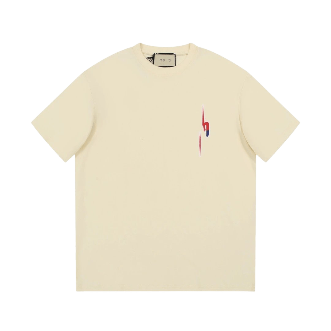 Gucci Beige Cotton T-Shirt: Unisex Essential, Minimalist Design