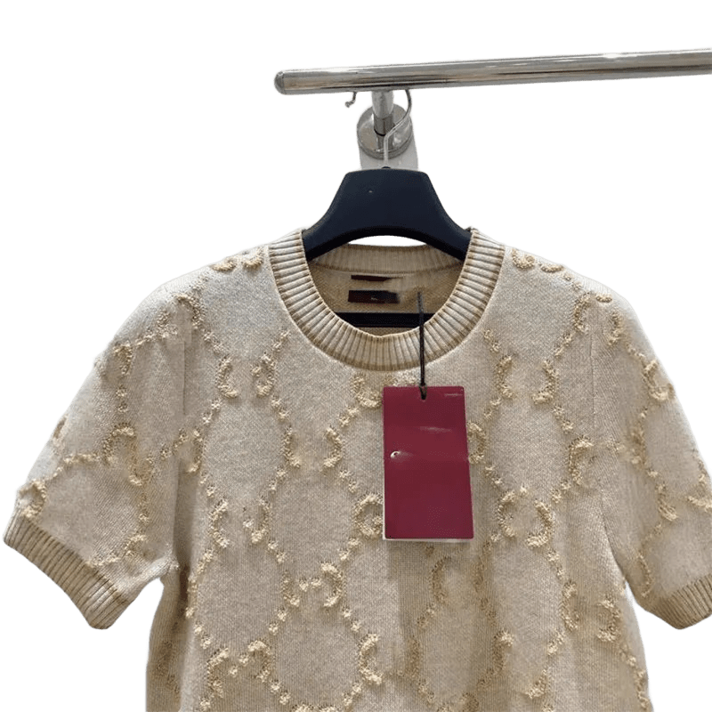 Gucci Beige Wool Knitwear: GG Logo Women's Sweater