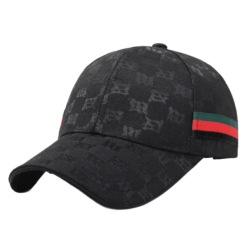 Gucci Black Cotton Baseball Cap: Unisex, Logo, Sun Protection