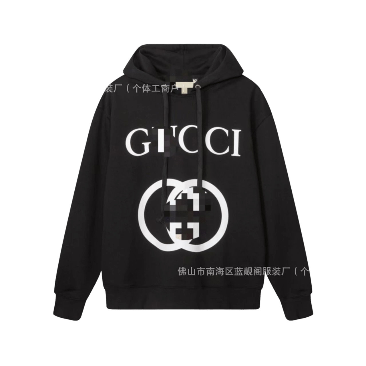 Gucci Classic Black Hoodie with GG Logo