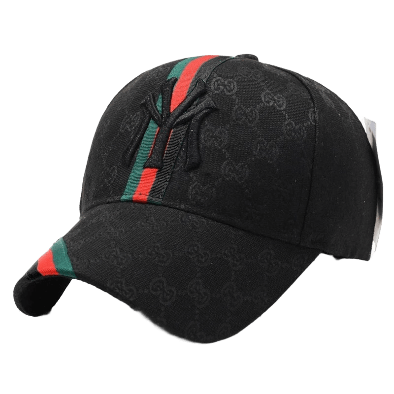 Gucci GG Logo Black Baseball Cap: Unisex Luxury Hat