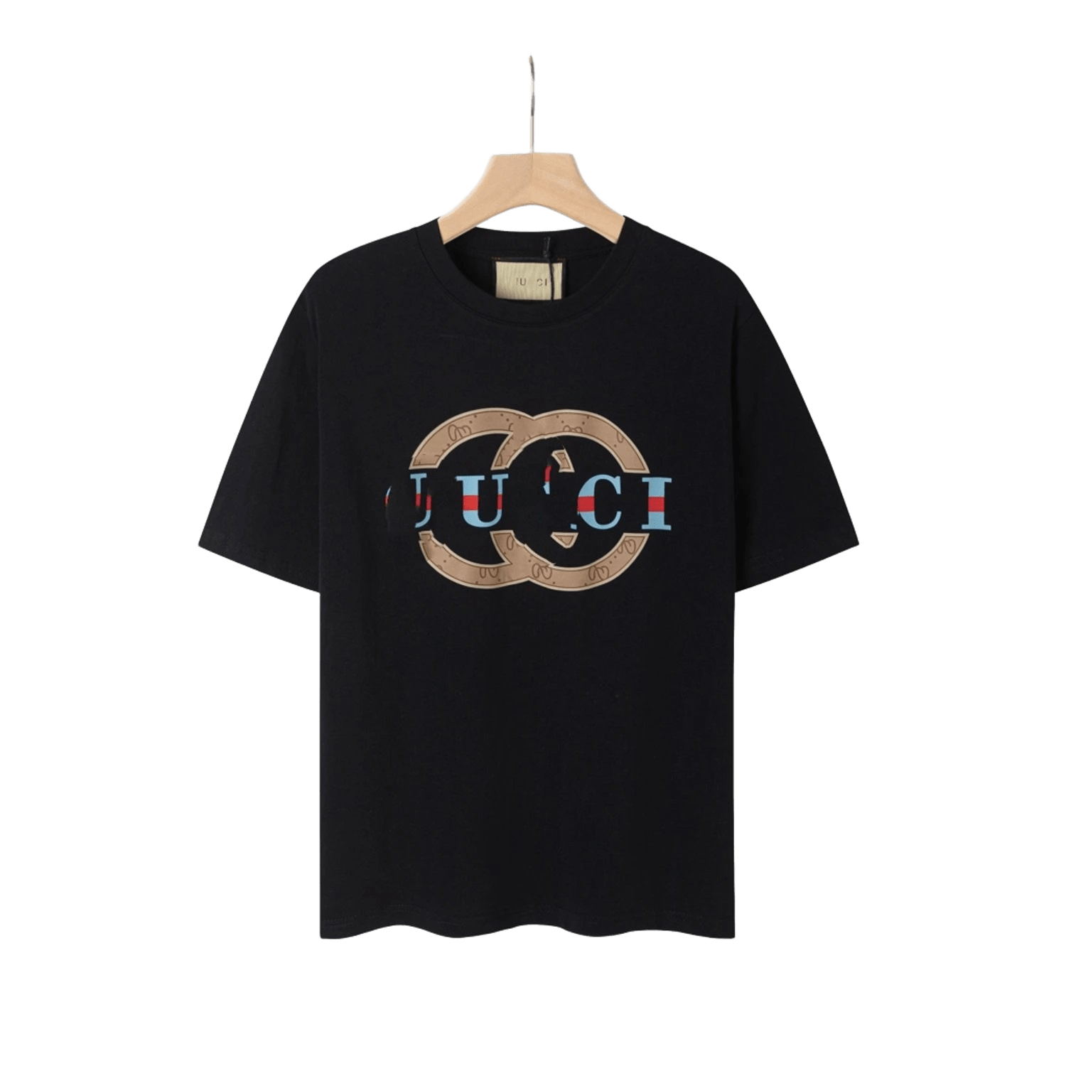 Gucci GG Logo Black Cotton T-Shirt: Unisex Classic