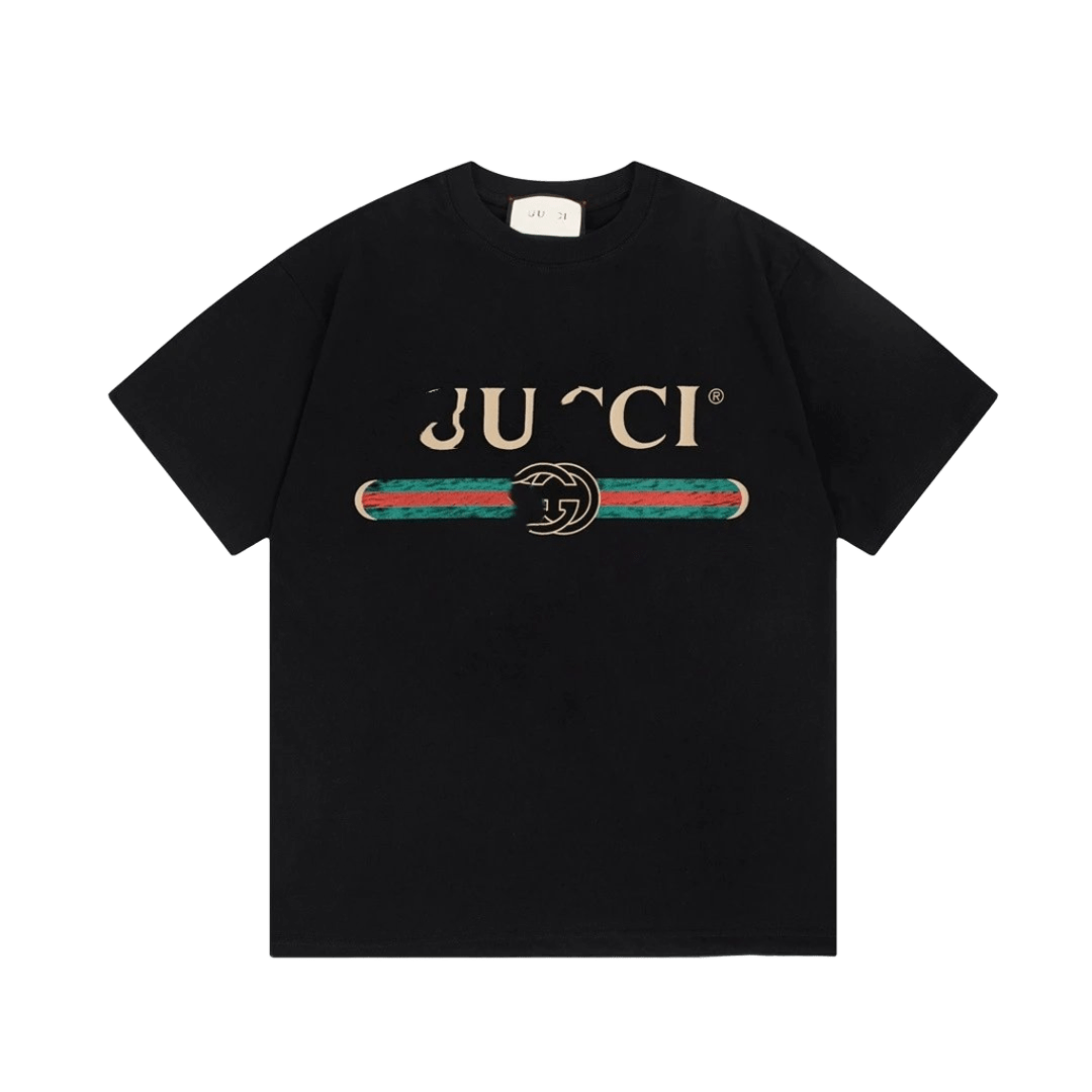 Gucci GG Logo Black Cotton T-Shirt: Unisex Essential
