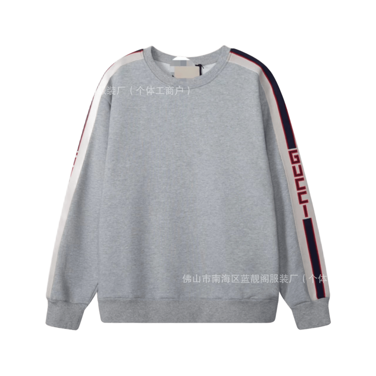 Gucci Grey Hoodie: Classic Cotton Unisex Sweatshirt