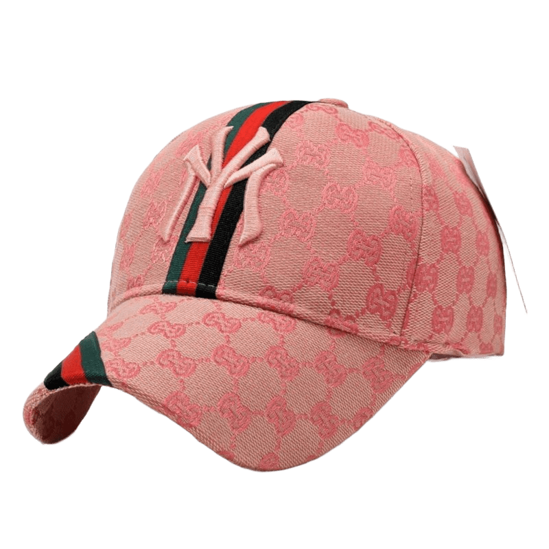 Gucci Pink GG Print Baseball Cap: Unisex Sun Hat
