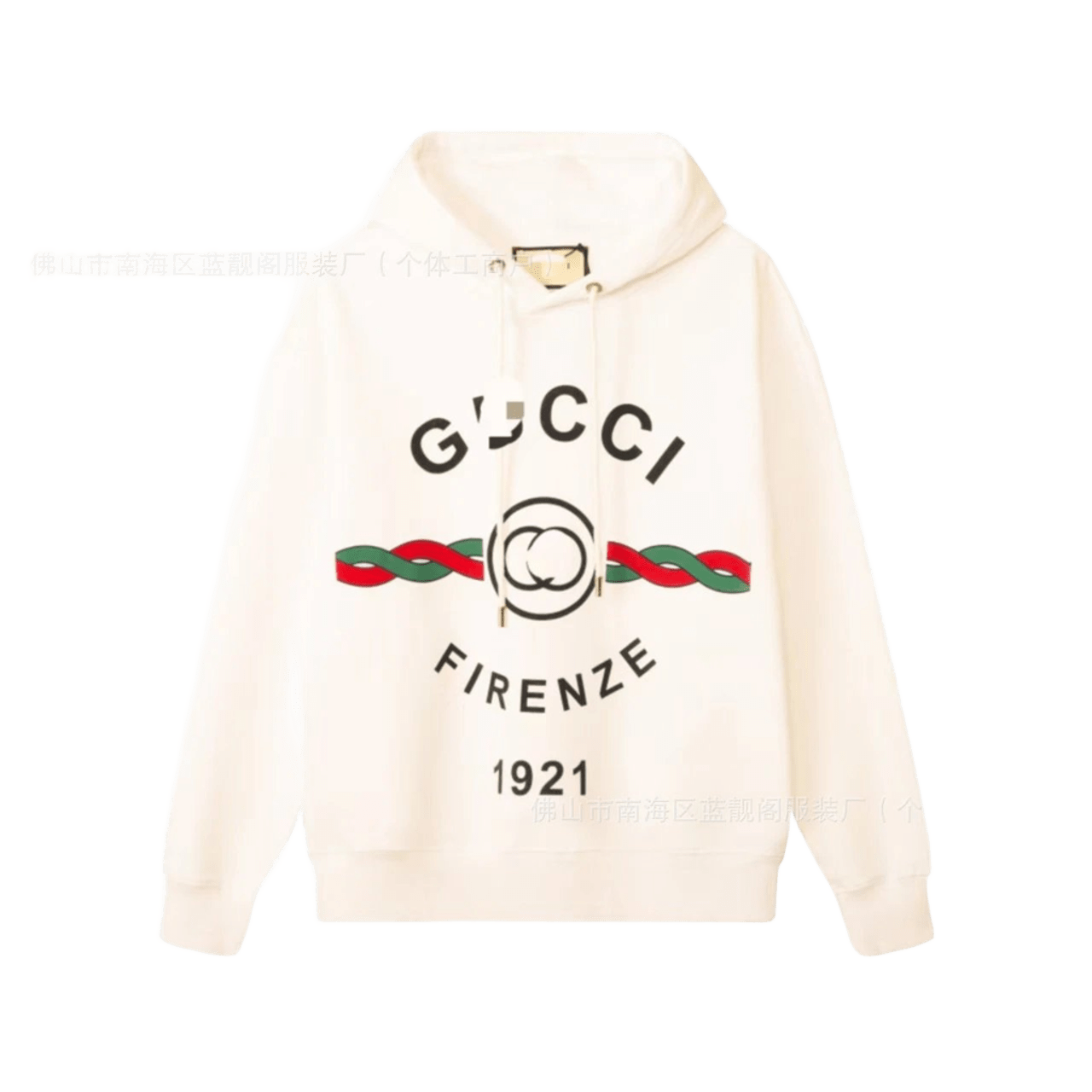 Gucci White Hoodie: Classic Unisex Pullover with Logo