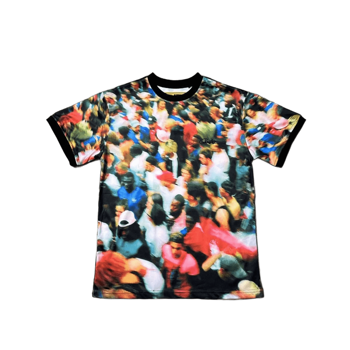 Jerseys Unisex Crowd Print T-Shirt | Trendy Streetwear