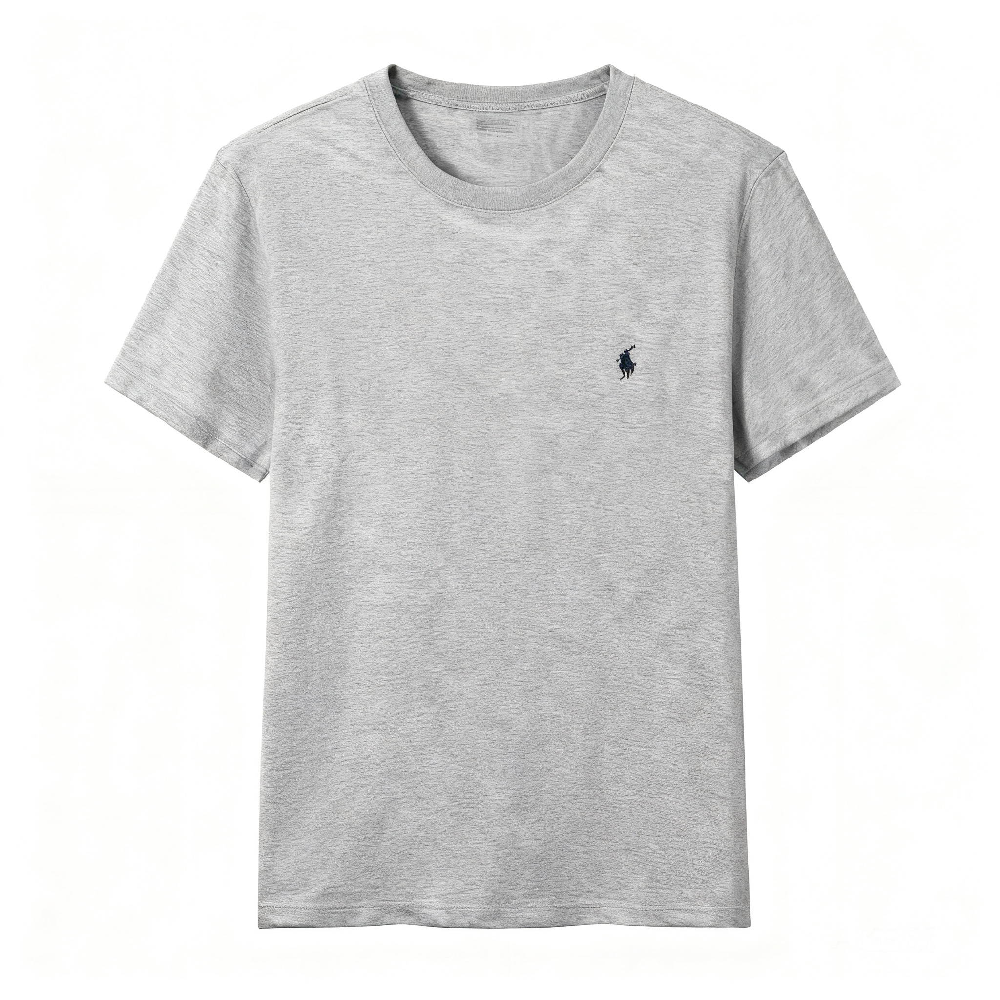 LACOSTE Grey Cotton T-Shirt: Unisex, Breathable, Iconic Logo