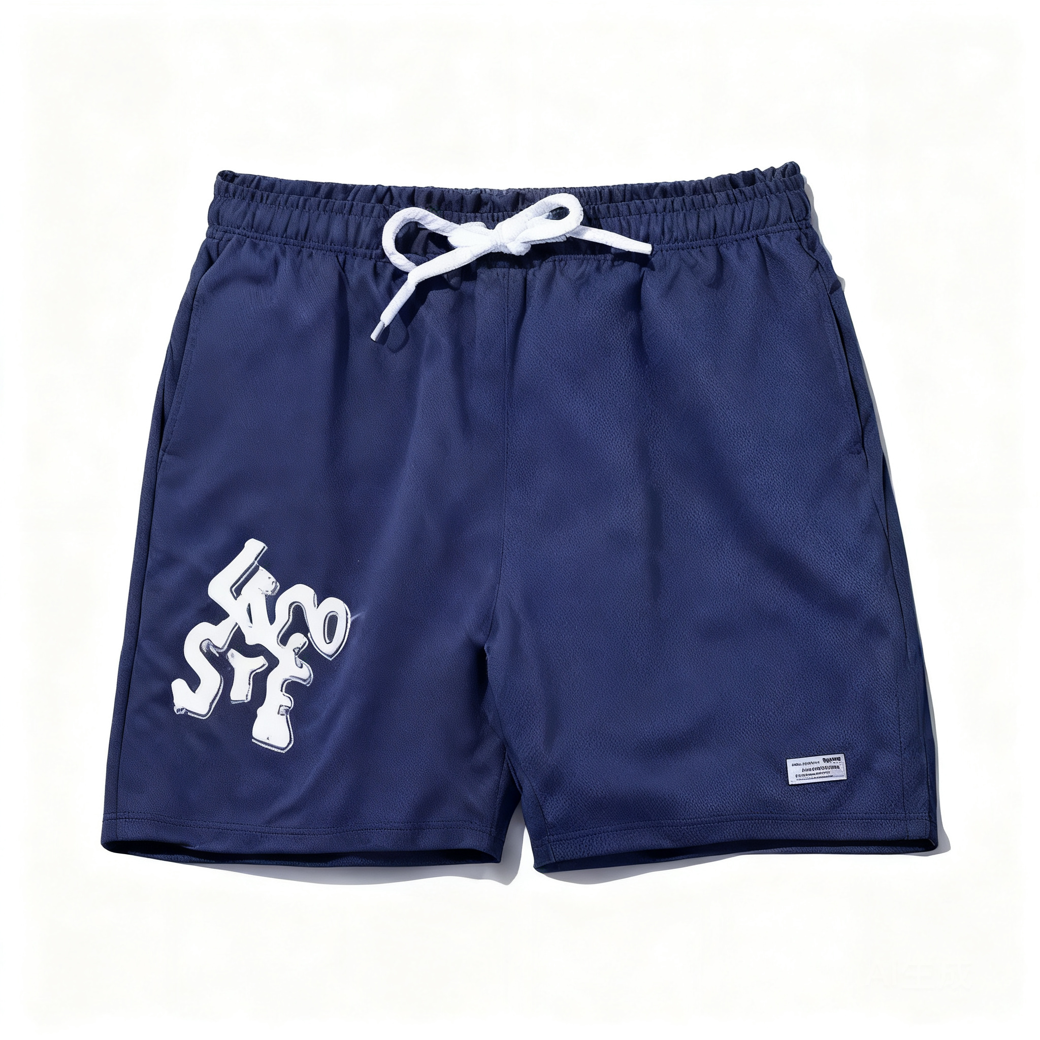 LACOSTE Men's Classic Blue Cotton Shorts