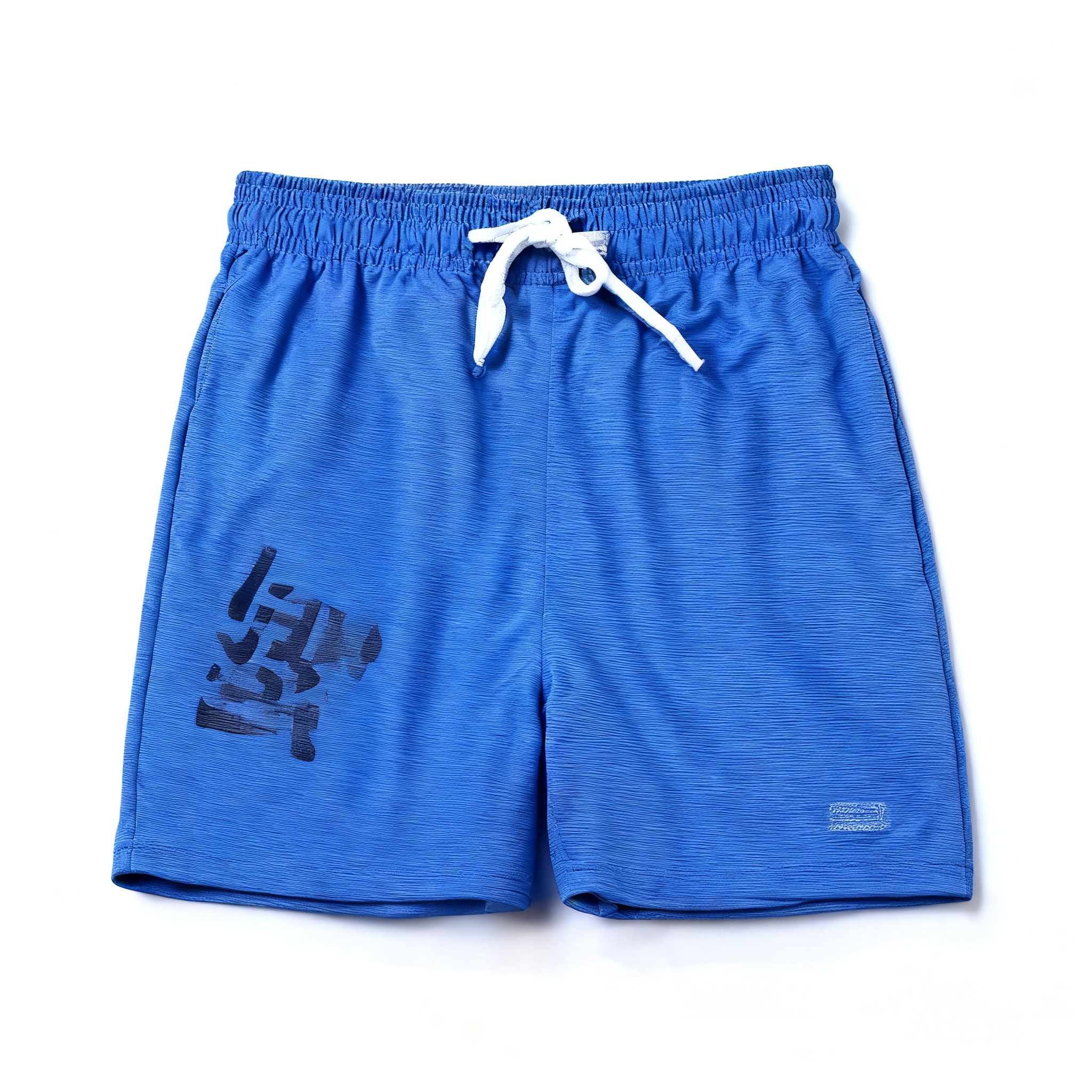 LACOSTE Men's Classic Blue Cotton Shorts with Crocodile Logo