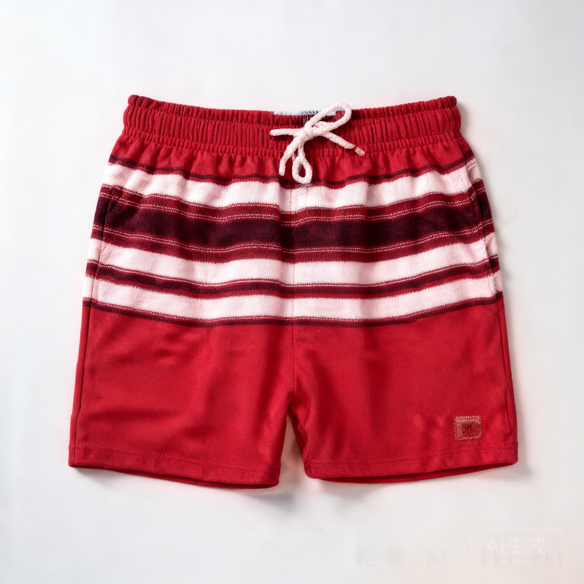 Lacoste Red Cotton Shorts: Unisex Classic Summer Shorts