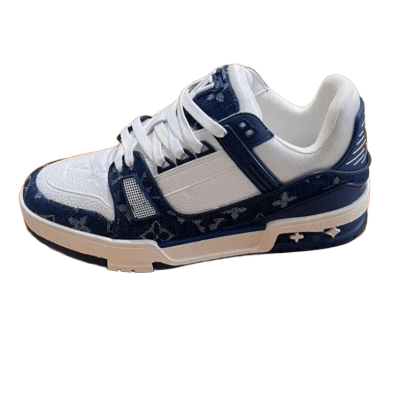 Louis Vuitton Monogram Blue White Unisex Sneakers