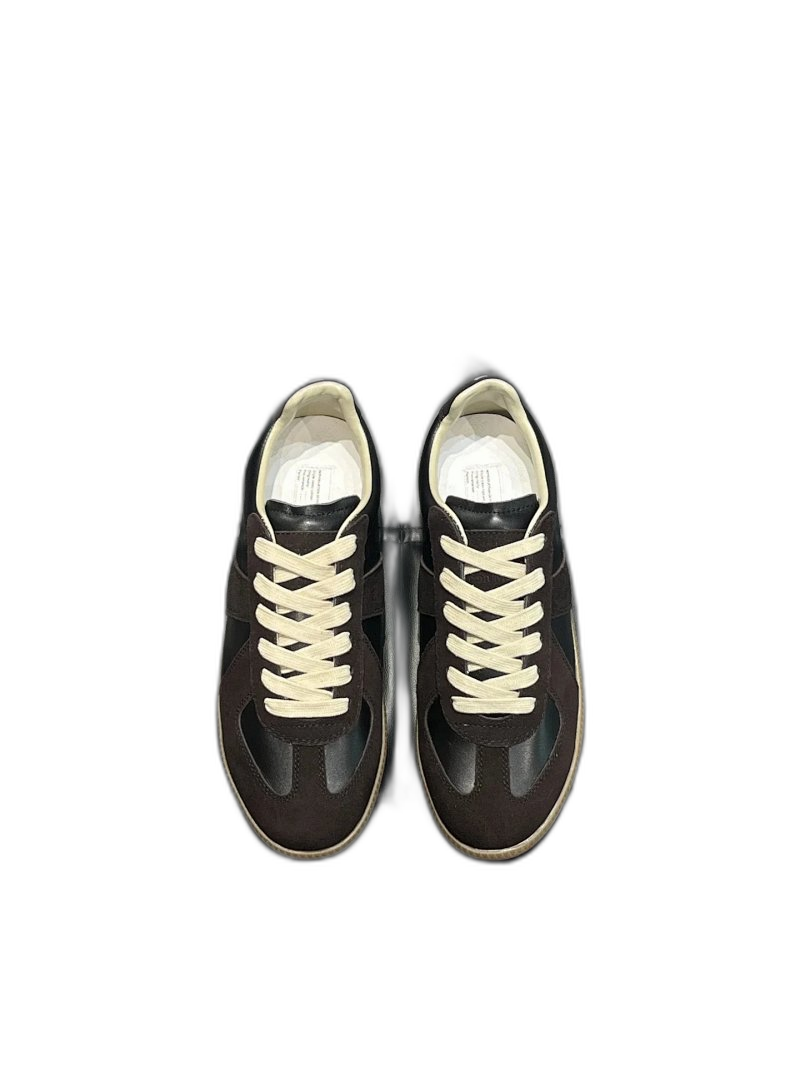 Maison Margiela Brown Leather Suede Unisex Sneakers