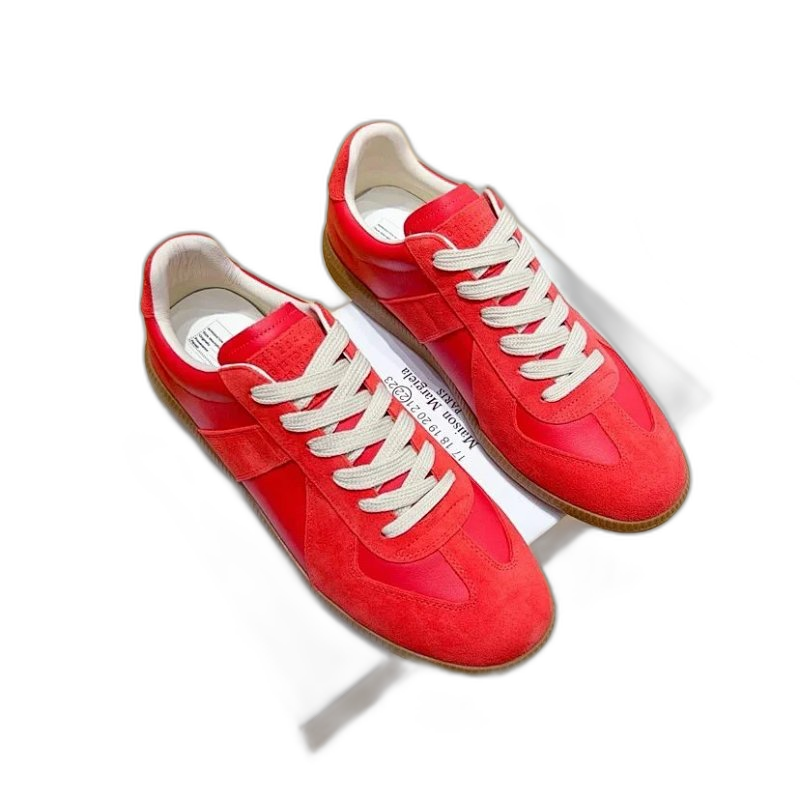 Maison Margiela Red Leather 90s Sneakers Unisex