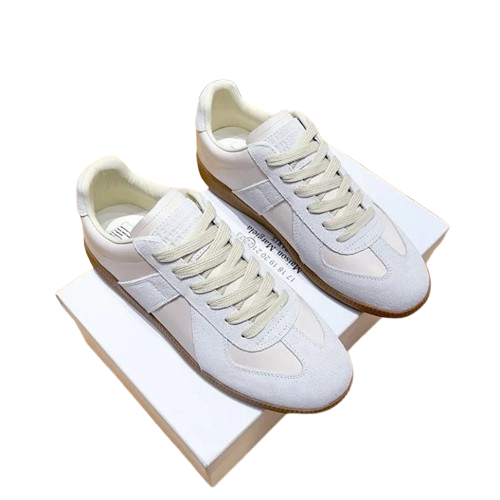 Maison Margiela White Leather Sneakers - Unisex
