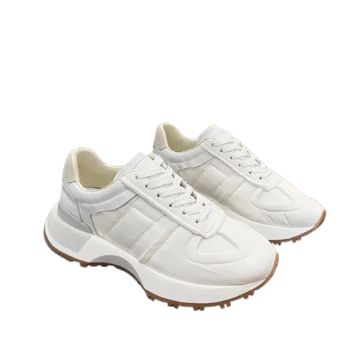 Maison Margiela White Quilted Sneakers, Unisex