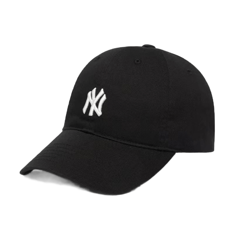 MLB Black Cotton Baseball Cap: NY Retro Streetwear