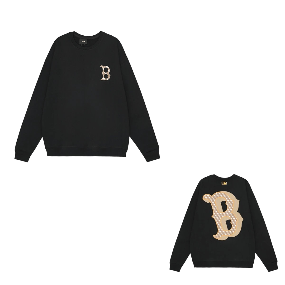 MLB Black Cotton Hoodie: Unisex, Warm & Sporty