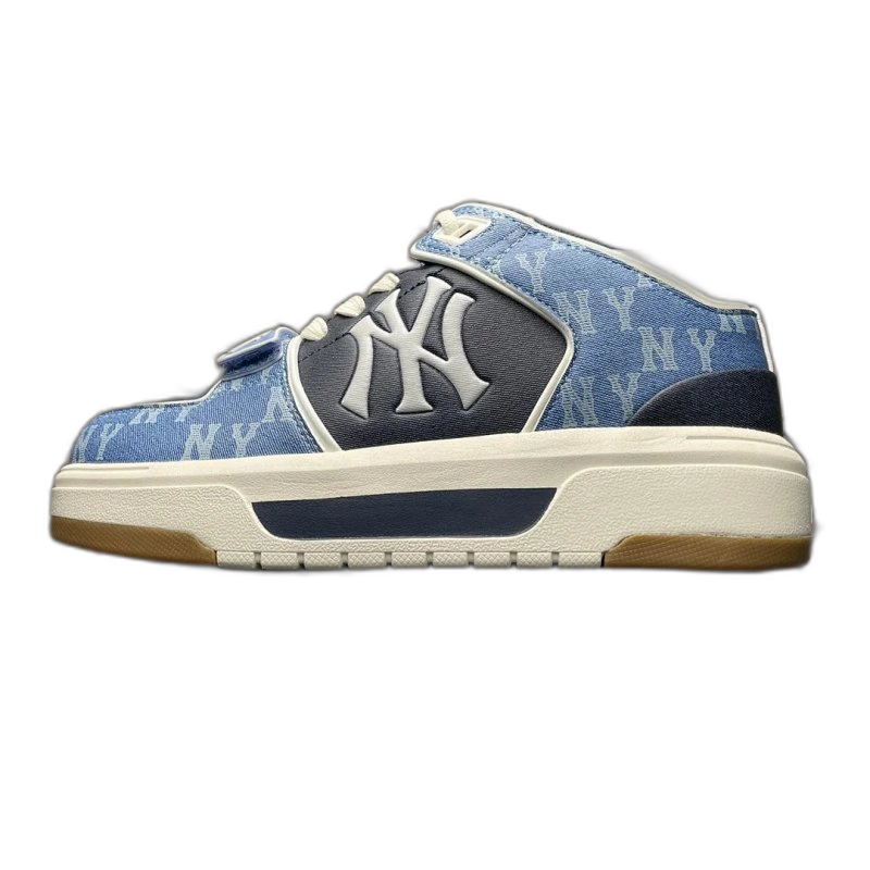 MLB Blue & White Sneakers: Unisex Street Style Shoes