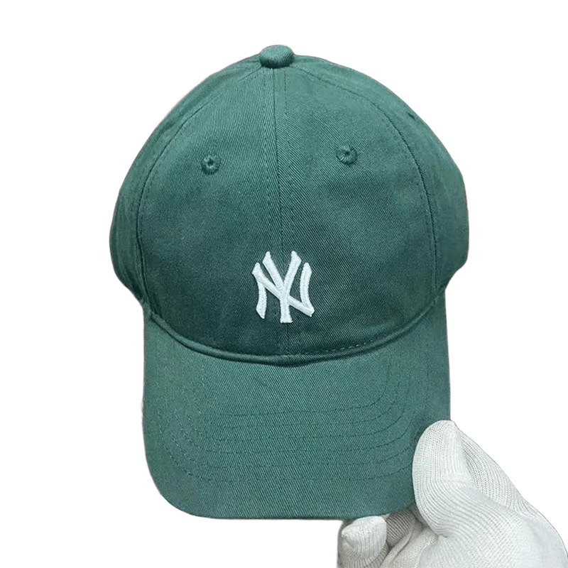 MLB Dark Green Cotton Baseball Cap | Unisex NY Logo