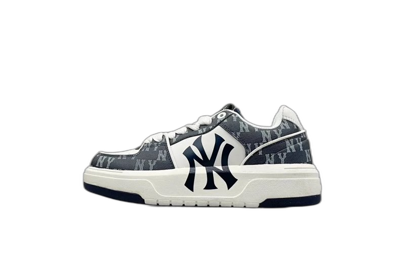 MLB Gray/Black Sneakers: Unisex Street Style Comfort