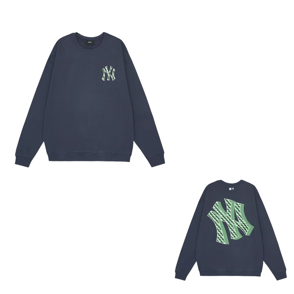 MLB Navy Hoodie: Cozy Cotton Unisex Sweatshirt, NY Logo