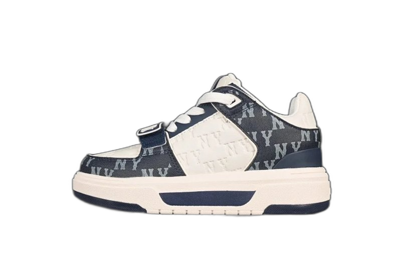 MLB NY Blue & White Sneakers | Unisex Street Style