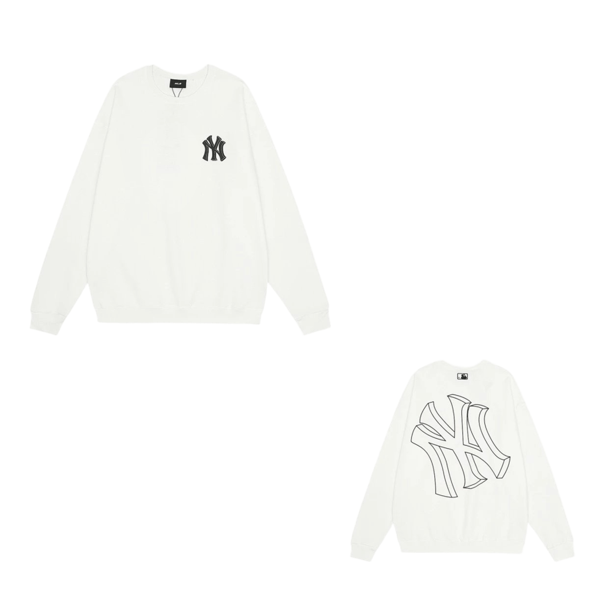 MLB NY Logo Hoodie: Unisex Cotton Winter Sweatshirt