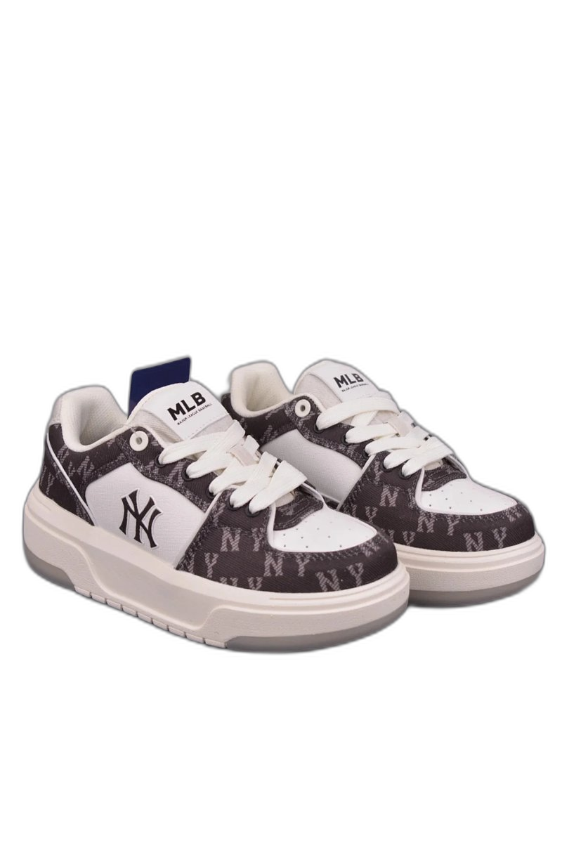 MLB NY Monochrome Unisex Sneakers for Street Style