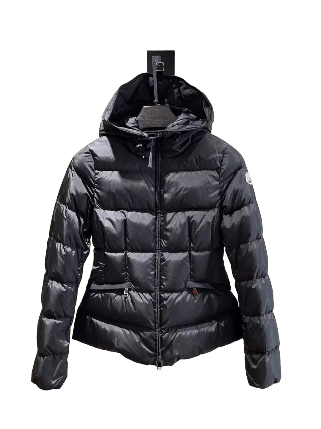 Moncler Black Down Jacket: Unisex Hooded Winter Coat