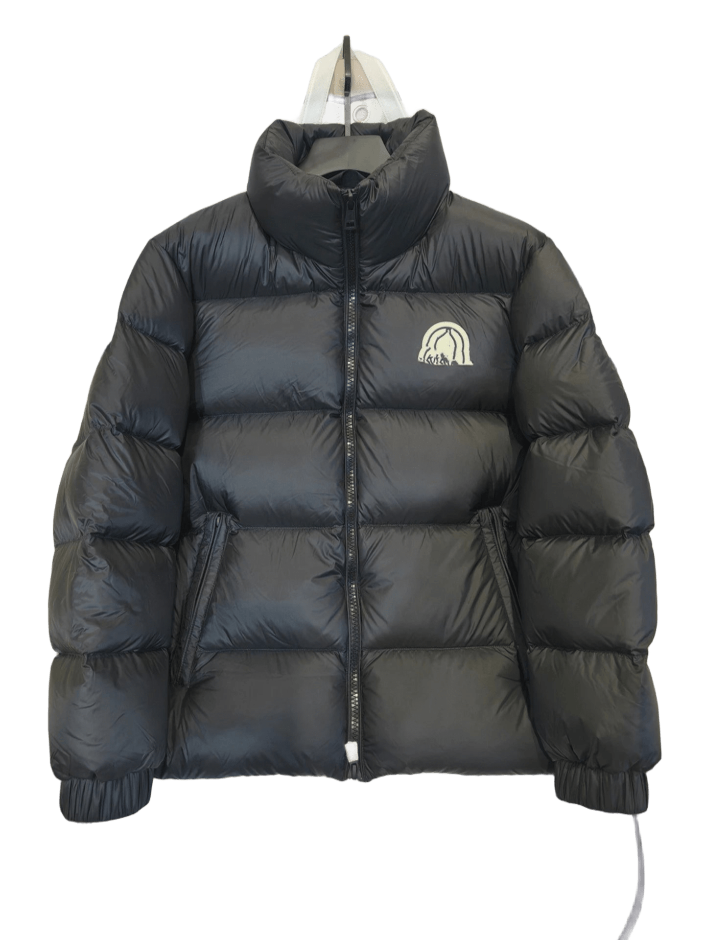 Moncler Black Down Jacket: Unisex Winter Coat, Warm & Stylish