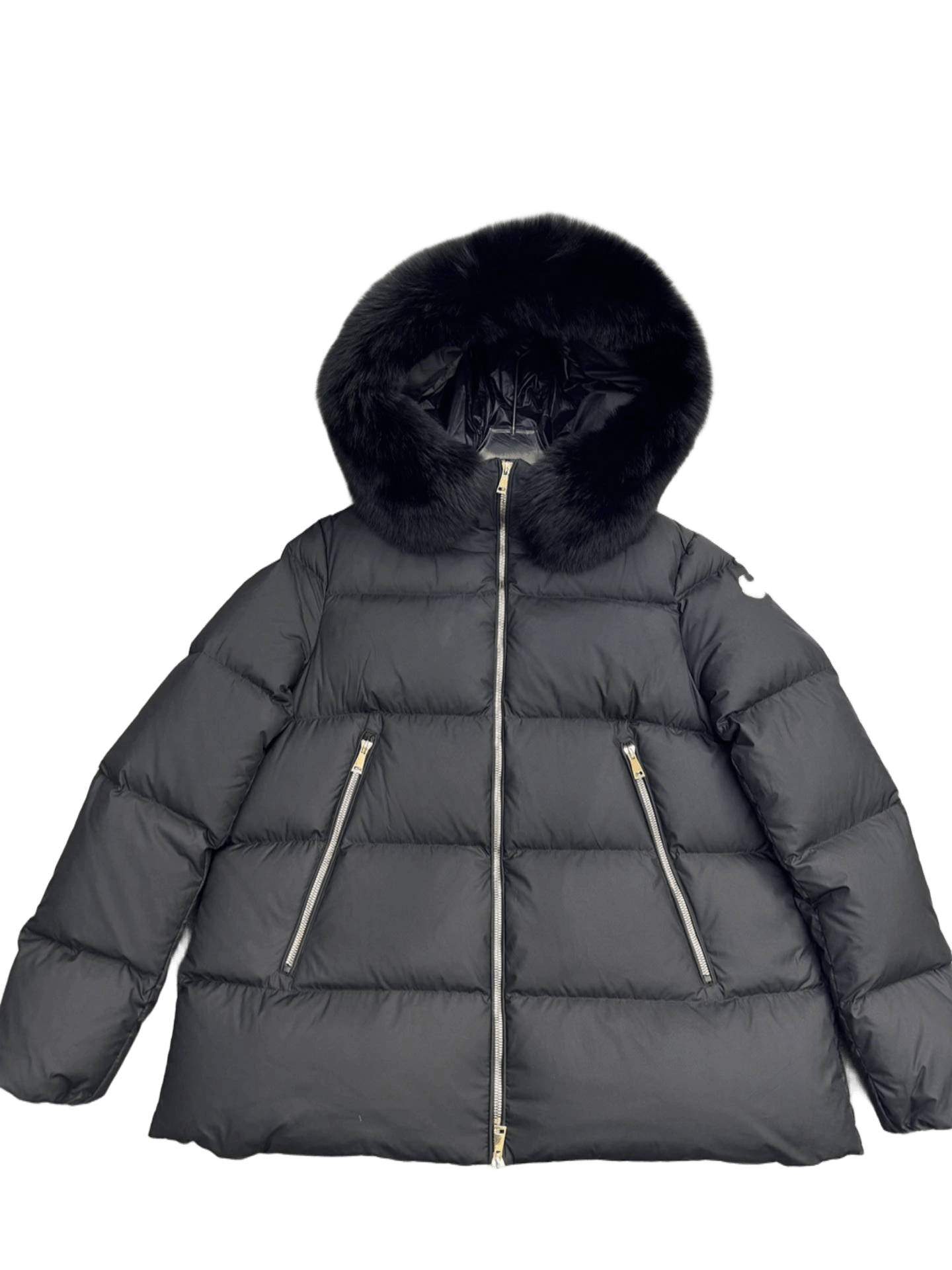 Moncler Black Down Jacket: Warm Hooded Winter Coat, Urban Unisex